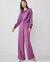 Ann Taylor The Darted Wide-leg Pant In Wisteria Shadow