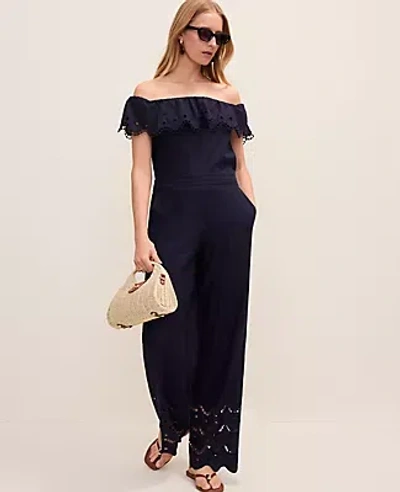 Ann Taylor The Easy Wide-leg Pant In Black