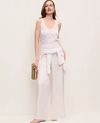 Ann Taylor The Easy Wide-leg Pant In White