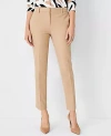 Ann Taylor The Ankle Pant - Curvy Fit In Cappuccino Tan