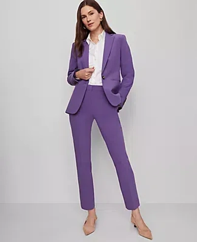 Ann Taylor The Eva Ankle Pant In Purple