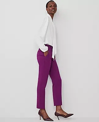 Ann Taylor The Eva Ankle Pant In Pulsar Purple