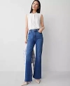 Ann Taylor The Flare Jean In Luxe Medium Wash