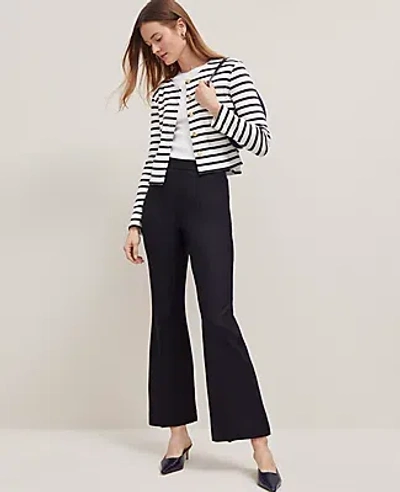 Ann Taylor The Flare Ankle Pant In Black
