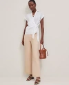 Ann Taylor The Flare Pant In Toasted Oat
