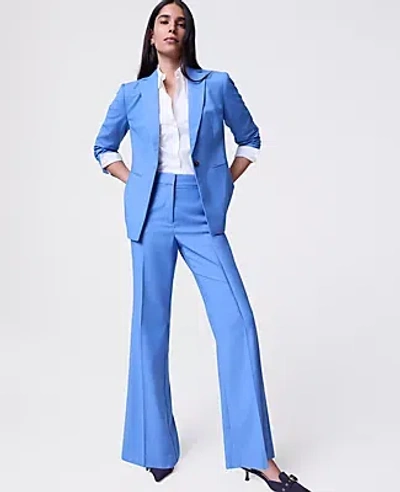 Ann Taylor The Flare Trouser In Blue