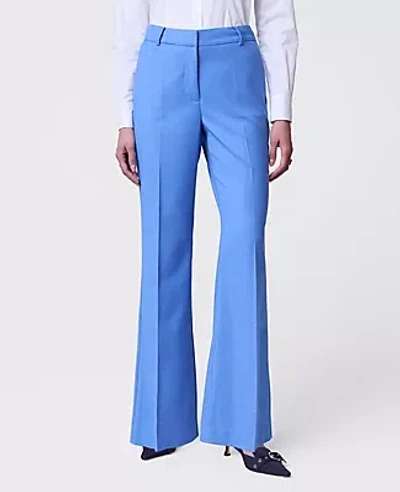 Ann Taylor The Flare Trouser — Curvy Fit In Blue