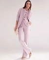 Ann Taylor The Flare Trouser Pant In Rosy Mauve