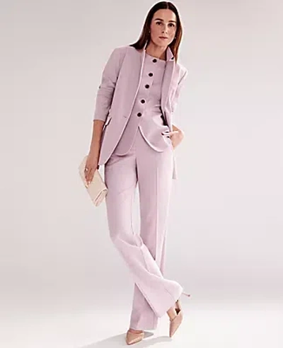 Ann Taylor The Flare Trouser Pant In Rosy Mauve