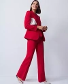 Ann Taylor The Flare Trouser In Red