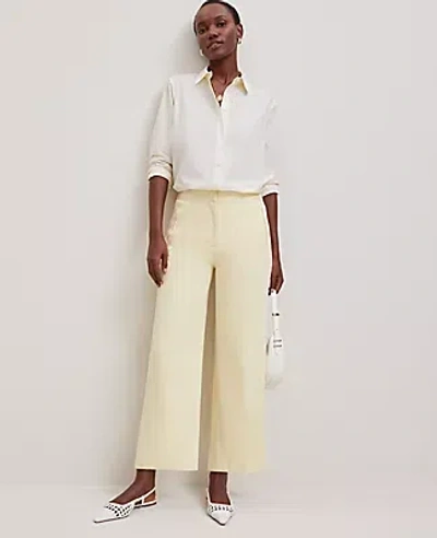 Ann Taylor The Grace Straight Pant In Yellow Buttercream