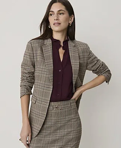 Ann Taylor The Greenwich Blazer In French Mocha
