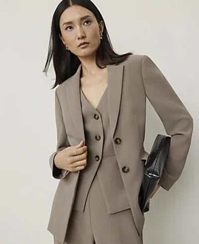 Ann Taylor The Greenwich Blazer In Pebble Path