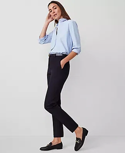 Ann Taylor The High Rise Eva Ankle Pant In Atlantic Navy