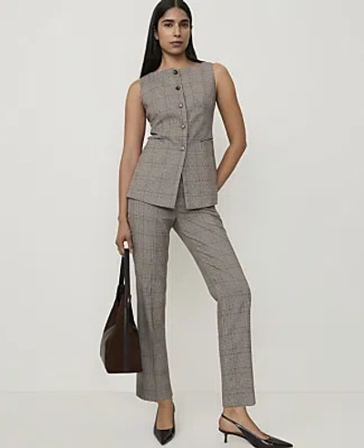 Ann Taylor The High Rise Everyday Ankle Pant In Multi Plaid