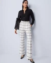 Ann Taylor The High Rise Skinny Trouser Pant In White