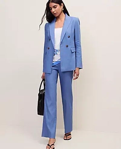 Ann Taylor The High Rise Trouser In Blue