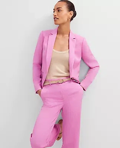 Ann Taylor The Hutton Blazer In Pink
