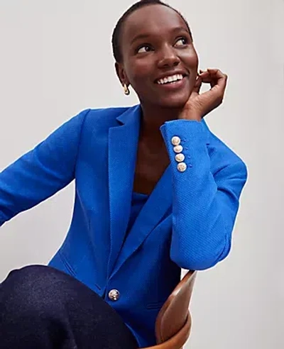 Ann Taylor The Hutton Blazer In Power Blue