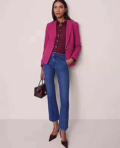 Ann Taylor The Hutton Blazer In Purple