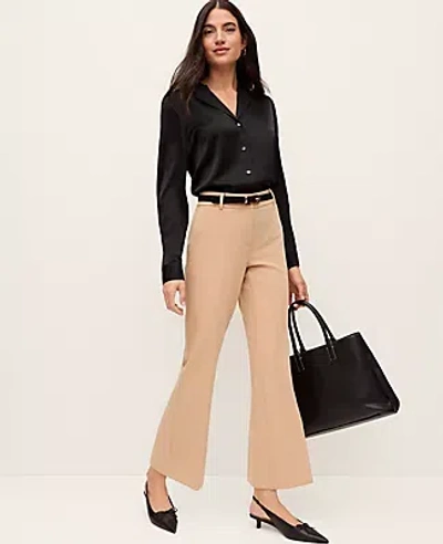 Ann Taylor The Jayne Crop Trouser In Brown
