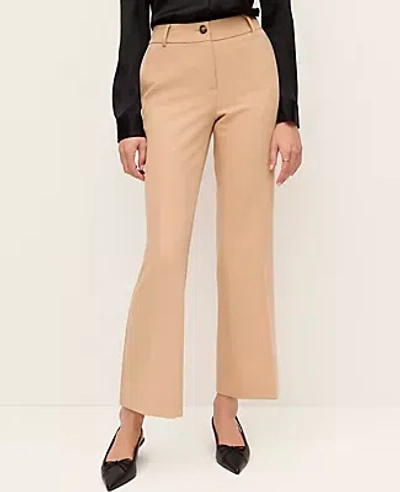 Ann Taylor The Jayne Crop Trouser — Curvy Fit In Brown