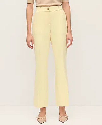 Ann Taylor The Jayne Crop Trouser — Curvy Fit In Yellow