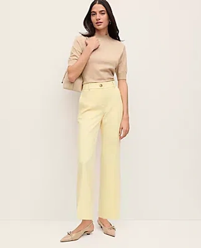 Ann Taylor The Jayne Crop Trouser In Yellow