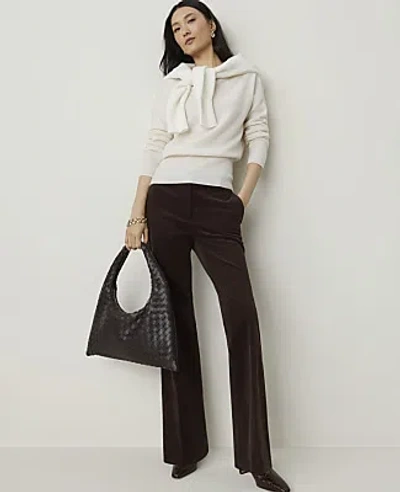 Ann Taylor The Jayne Trouser In Brown