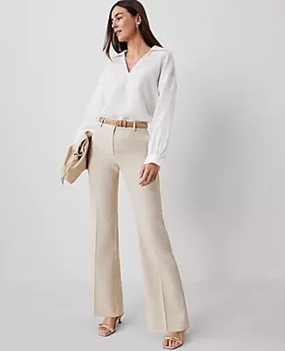 Ann Taylor The Jayne Trouser Pant In Cappuccino Tan