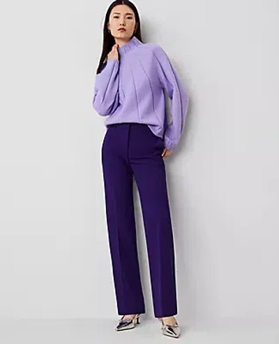 Ann Taylor The Jayne Trouser Pant In Midnight Mulberry