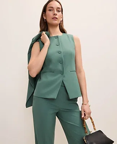 Ann Taylor The Long Crew Neck Vest