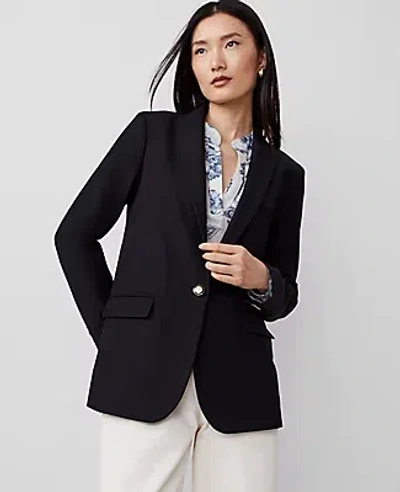 Ann Taylor The Longline Blazer In Black