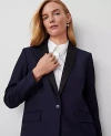 Ann Taylor The Longline Tuxedo Blazer In Night Sky