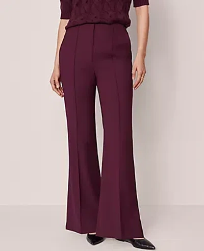 Ann Taylor The Margot Flare Trouser Pant — Curvy Fit In Purple