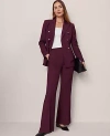 Ann Taylor The Margot Flare Trouser Pant In Purple