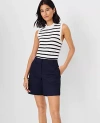 Ann Taylor The Petite Metro Short In Atlantic Navy