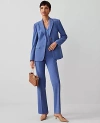 Ann Taylor The Petite Mid Rise Straight Pant In Precious Sapphire