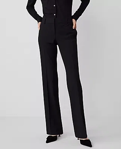 Ann Taylor The Trouser Pant In Seasonless Stretch In Core Black