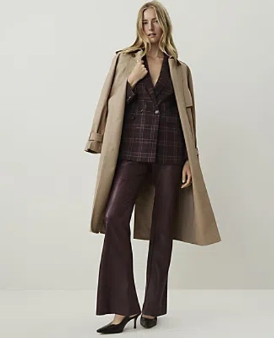 Ann Taylor The Modern Trouser In Bold Bordeaux