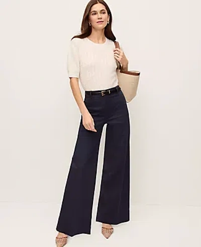 Ann Taylor The Modern Wide Leg Pant In Black