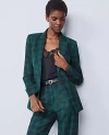 Ann Taylor The Notched One Button Blazer In Green