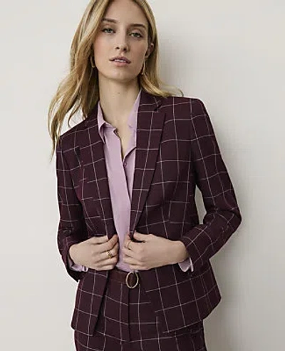 Ann Taylor The Notched Single Button Blazer