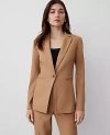 Ann Taylor The One-button Blazer In Perfect Camel