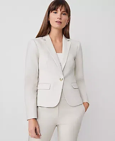 Ann Taylor The One-button Blazer In Tahini