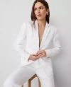 Ann Taylor The One-button Blazer In White