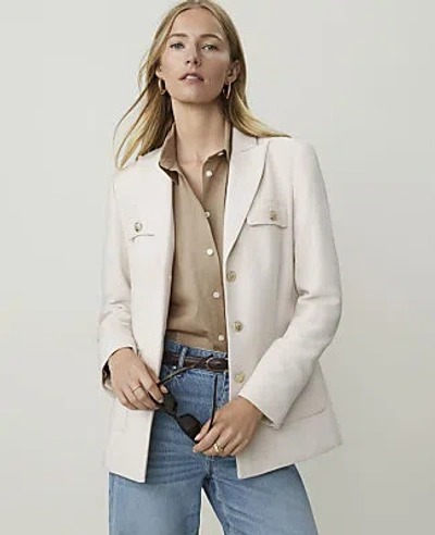 Ann Taylor The Patch Pocket Blazer In Ivory Whisper