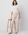 Ann Taylor The Patch Pocket Boot Pant In Toasted Oat