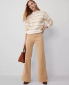 Ann Taylor The Patch Pocket Corduroy Flare Pant In Baguette