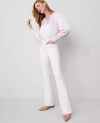 Ann Taylor The Patch Pocket Flare Jean In Ivory